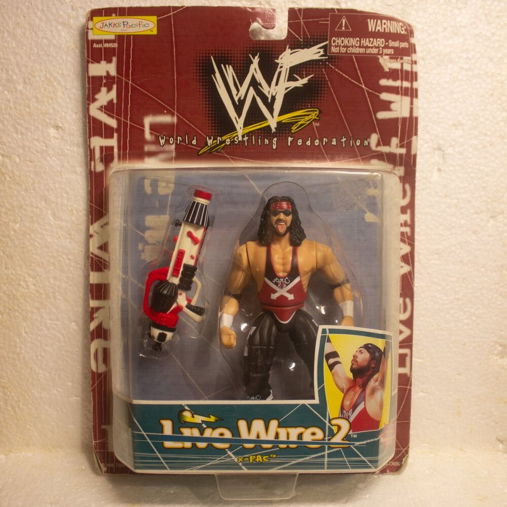 Vintage 1998 Jakks Pacific Live Wire Series 2 X-Pac Action Figure Sean Whitman